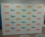 SwiftHopUp Straight Fabric Backdrop - To Fill an 8' Wide Space (Options)