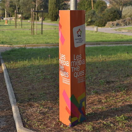 SwiftPrint Totem 3 - 3-Sided Self Standing Display