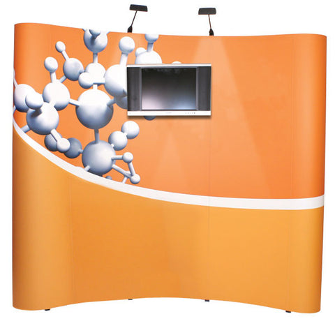 PopUp Display Kit 1 for 10' Wide Space with Monitor Mount