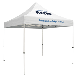 Standard 10 x 10 Event Tent Kit (Full-Color Thermal Imprint, 2 Locations)