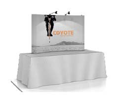 Coyote Mini Tabletop Kit for 8' Table - Footprint dimensions: 77.5”w x 48.25”h x 16.25”d